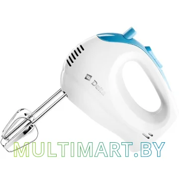 Миксер Delta DL-5063 (белый/голубой)